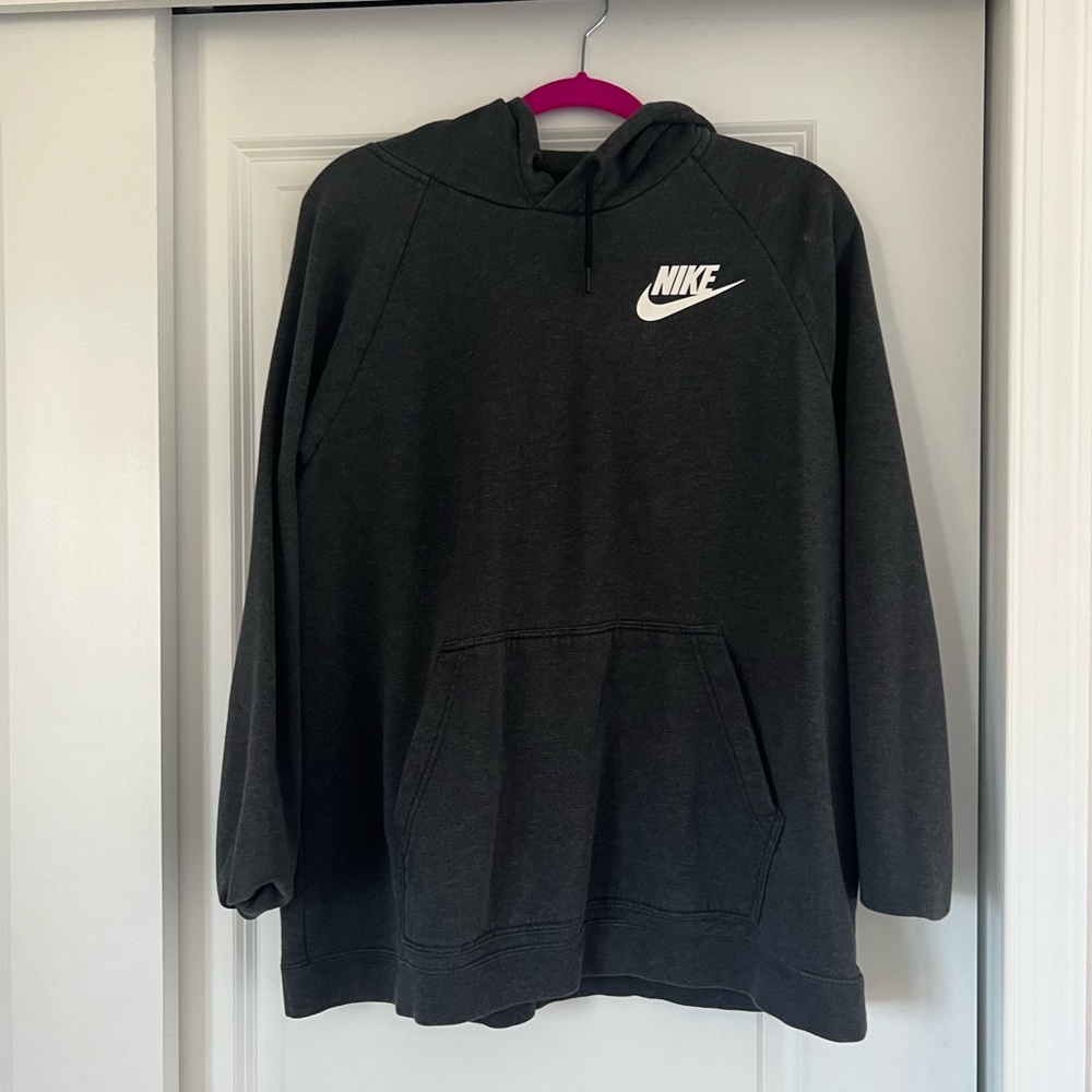 dark grey nike hoodie